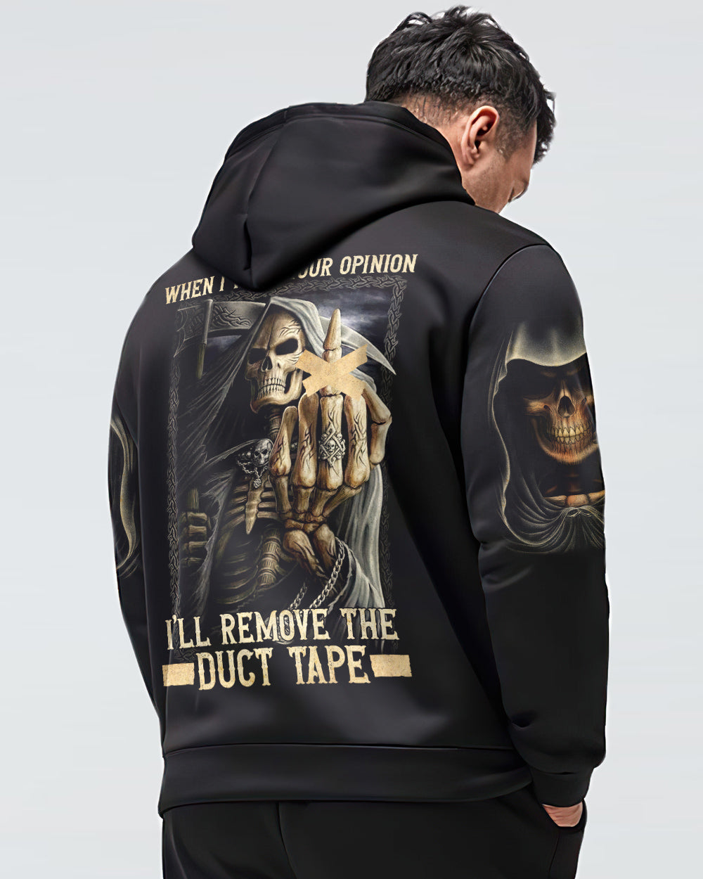 mens-skull-hoodie-when-i-want-your-opinion-ill-remove-the-duct-tape