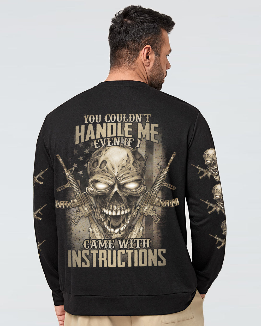 mens-skull-sweatshirt-you-couldnt-handle-me-even-if-i-came-with-instructions