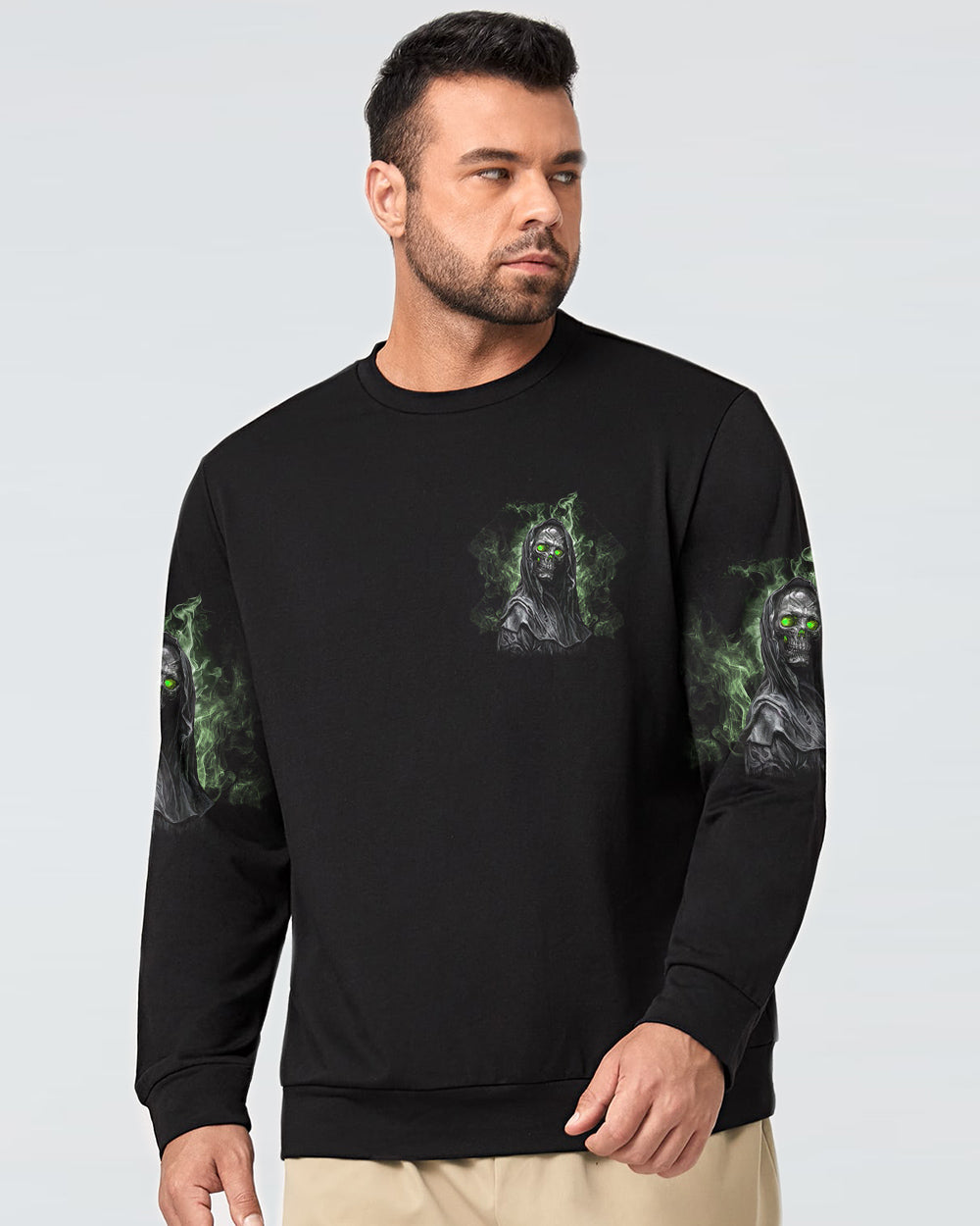 mens-skull-sweatshirt-i-talk-i-smile-i-laugh-too-but-be-careful-when-im-silent