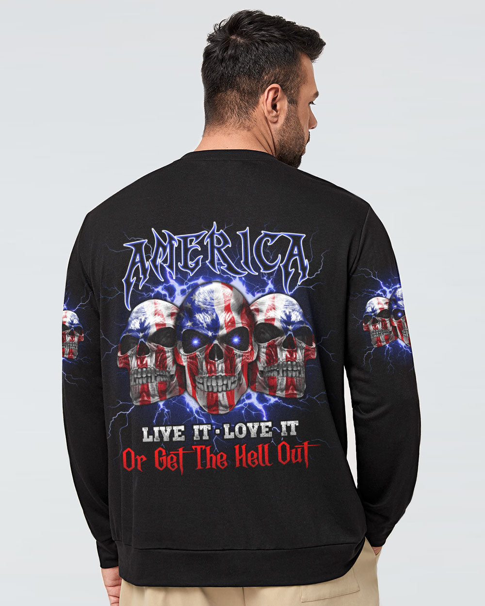 america-live-it-love-it-three-skulls-skull-mens-patriotic-sweatshirt