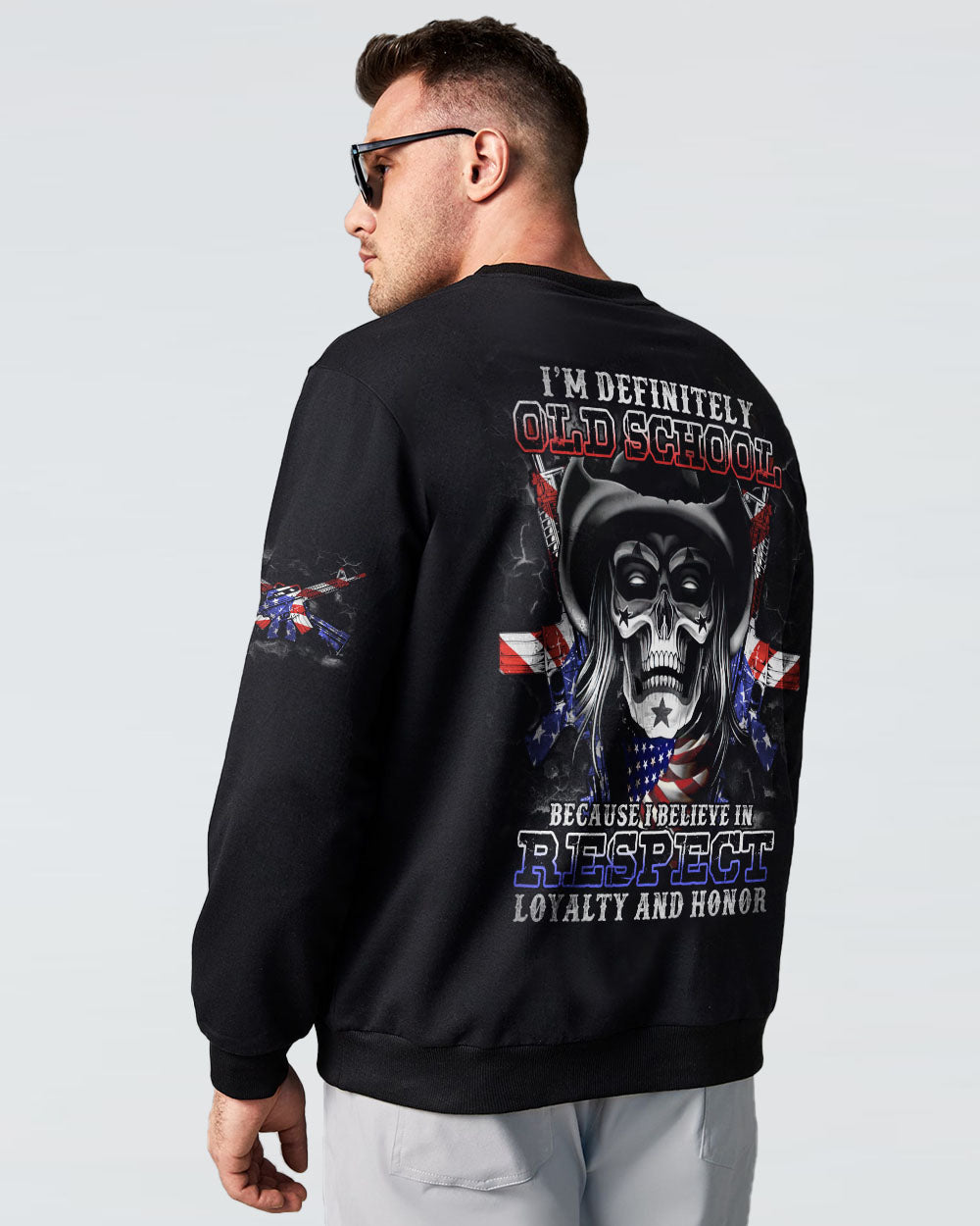 i-believe-in-respect-cowboy-skull-flag-mens-patriotic-sweatshirt