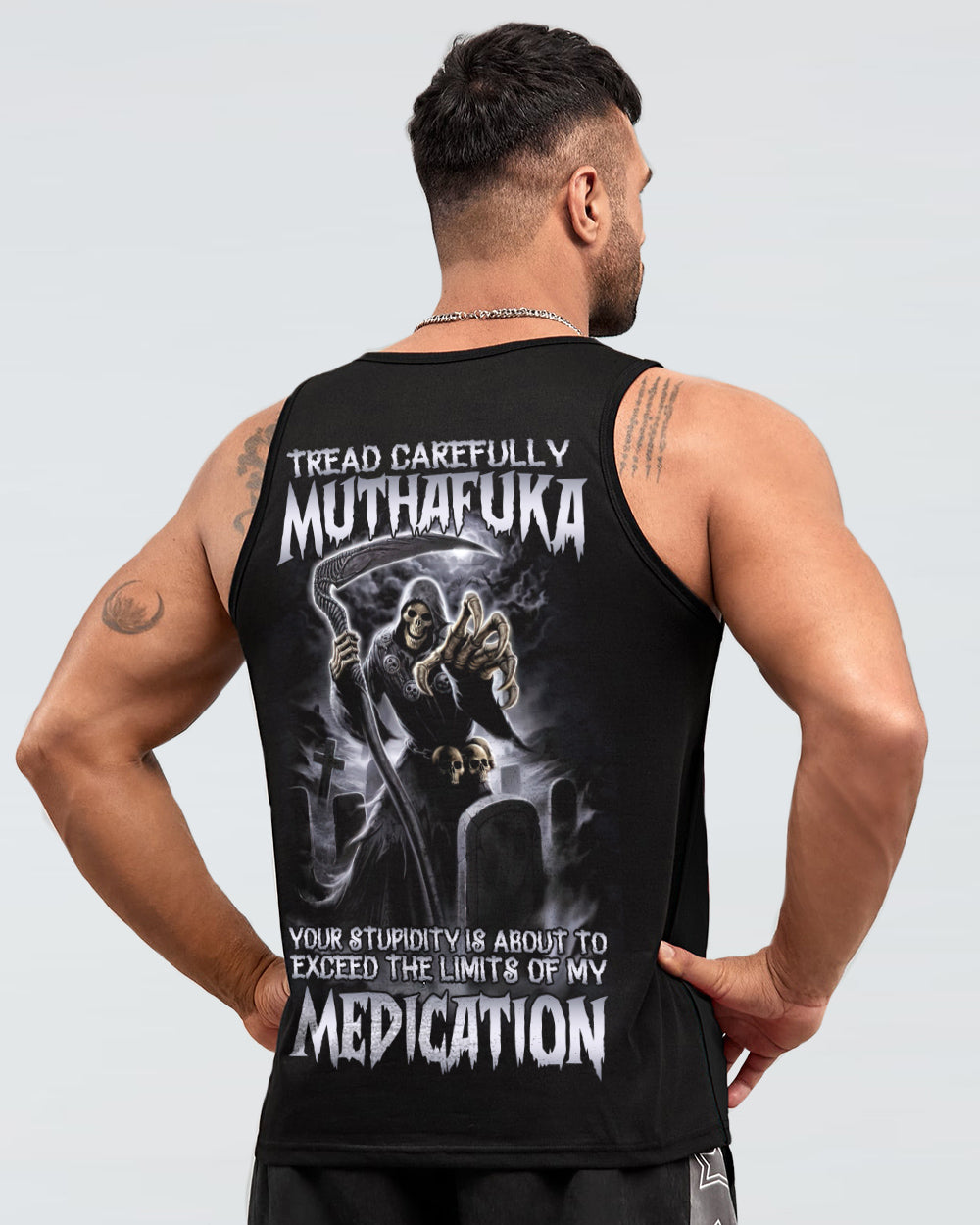 mens-skull-tank-top-tread-carefully-muthafuka-your-stupidity-is-about-to-reaper