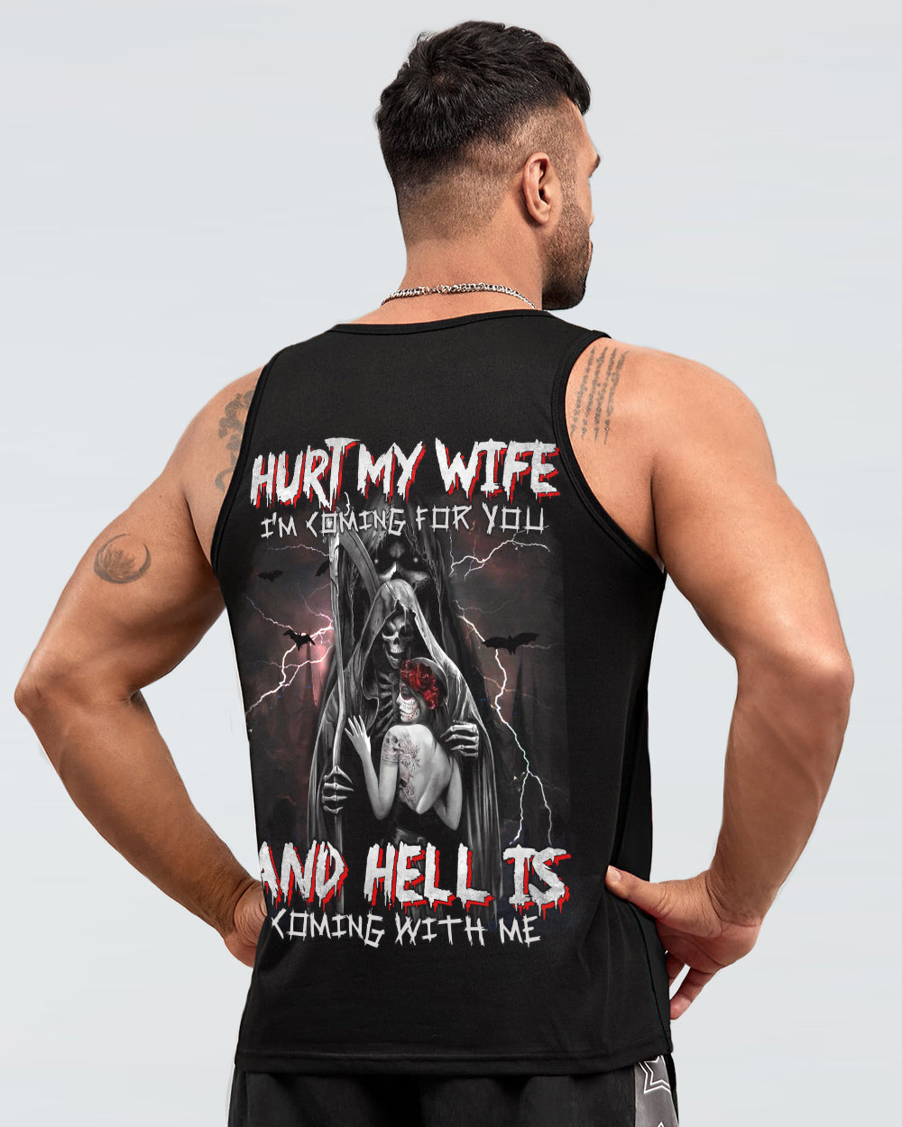 mens-skull-tank-top-hurt-my-wife-im-coming-for-you-and-hell-is-coming-with-me