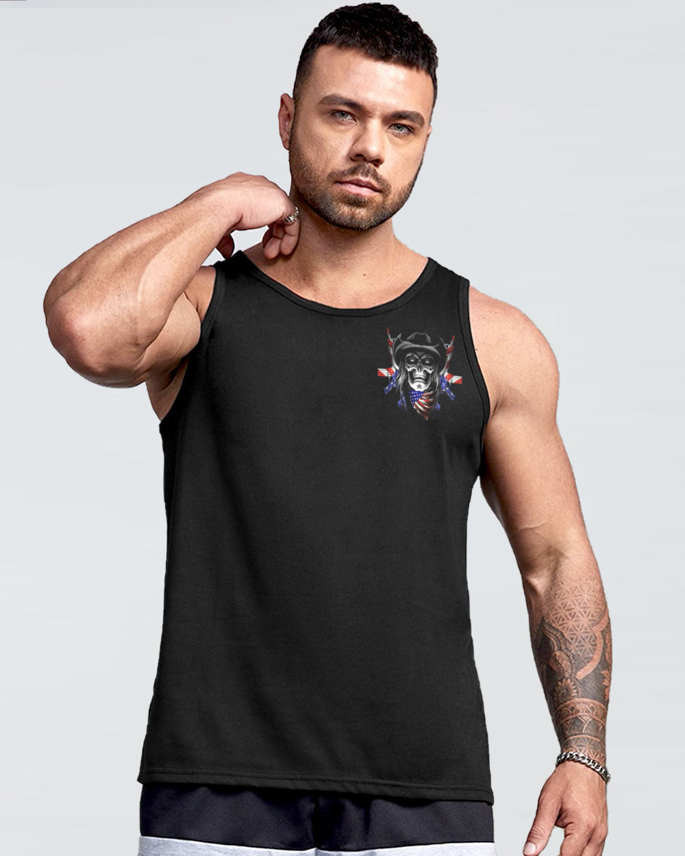 i-believe-in-respect-cowboy-skull-flag-mens-patriotic-tank-top