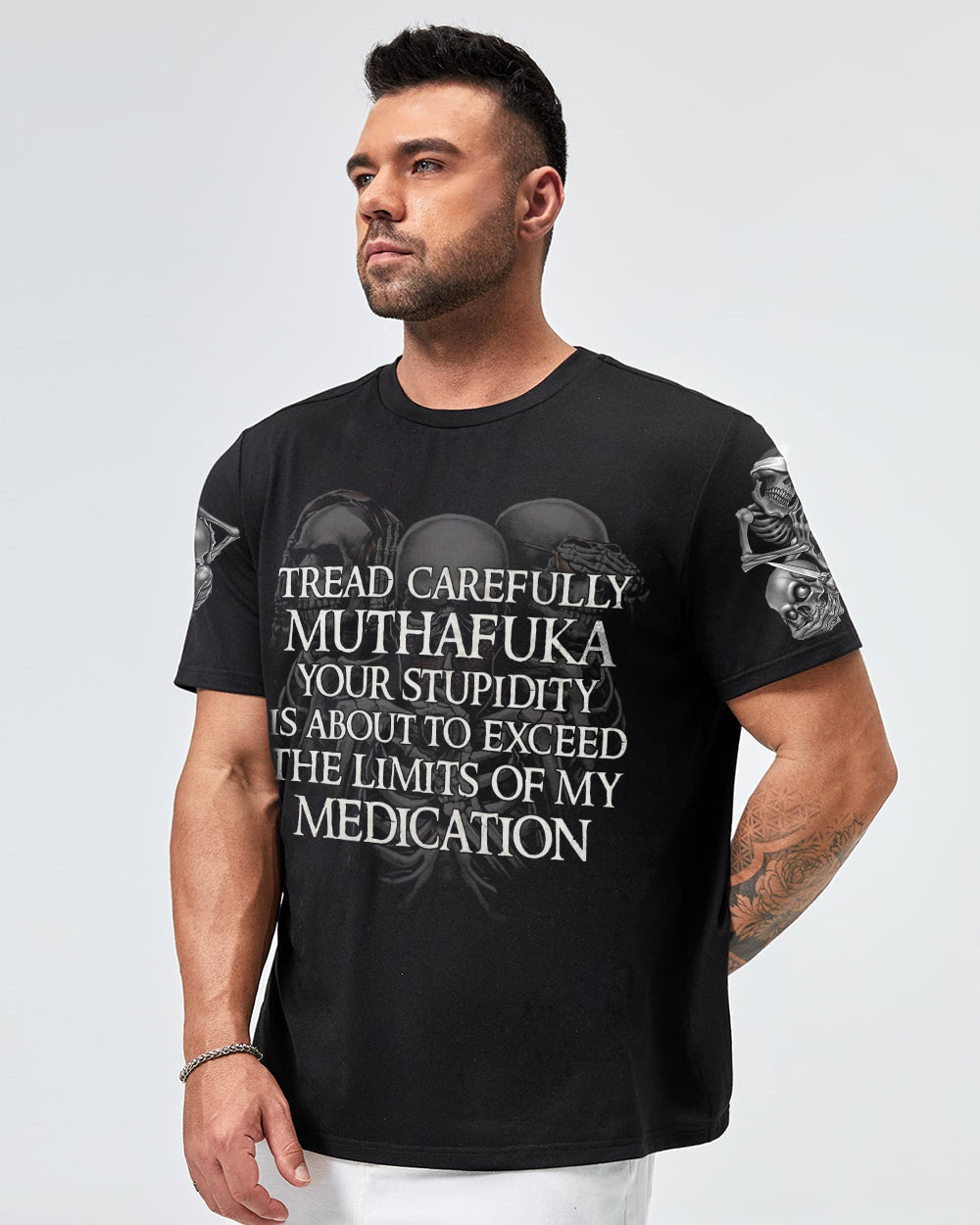 mens-skull-t-shirt-tread-carefully-muthafuka-your-stupidity-is-about-to-exceed-t-shirt