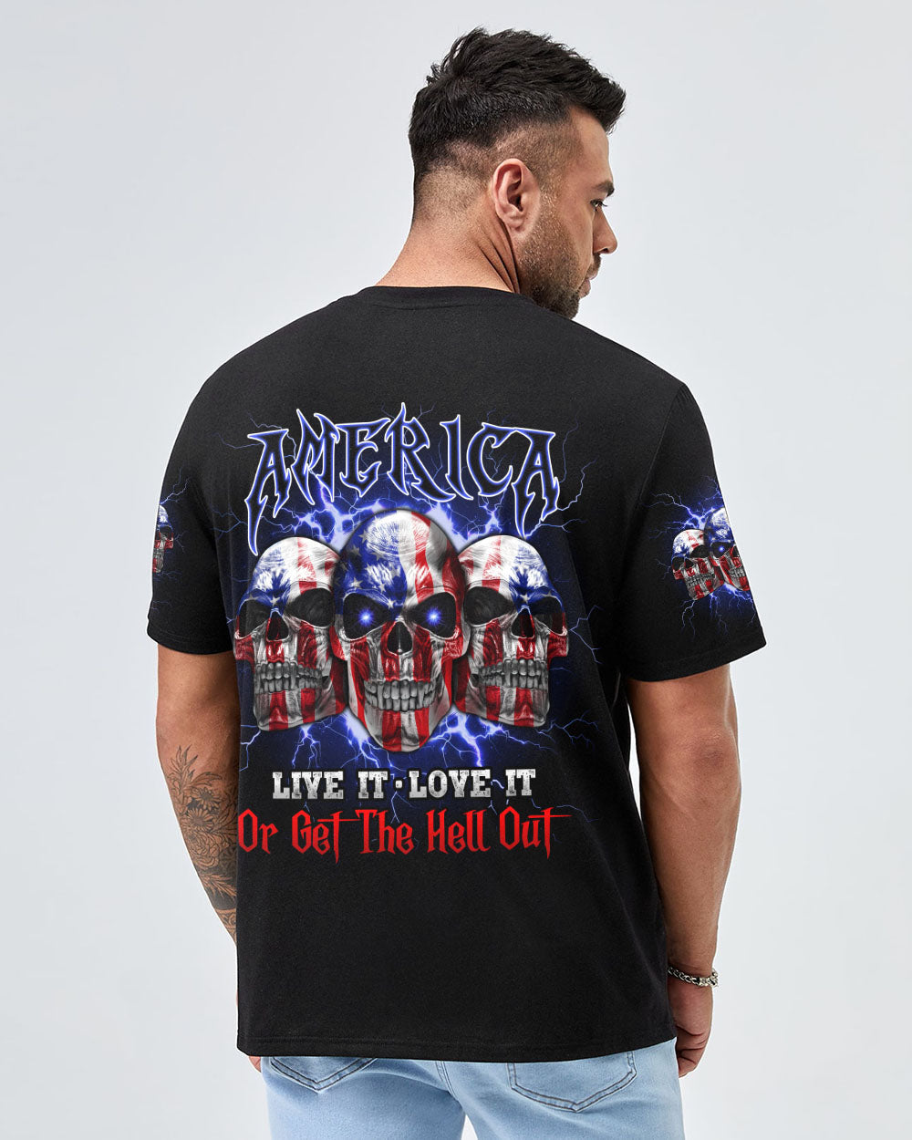 america-live-it-love-it-three-skulls-skull-mens-patriotic-t-shirt