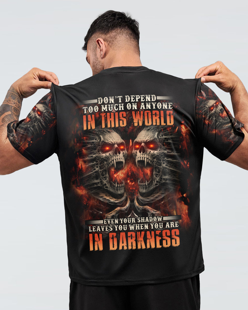 mens-skull-t-shirt-dont-depend-too-much-on-anyone-in-this-world-t-shirt