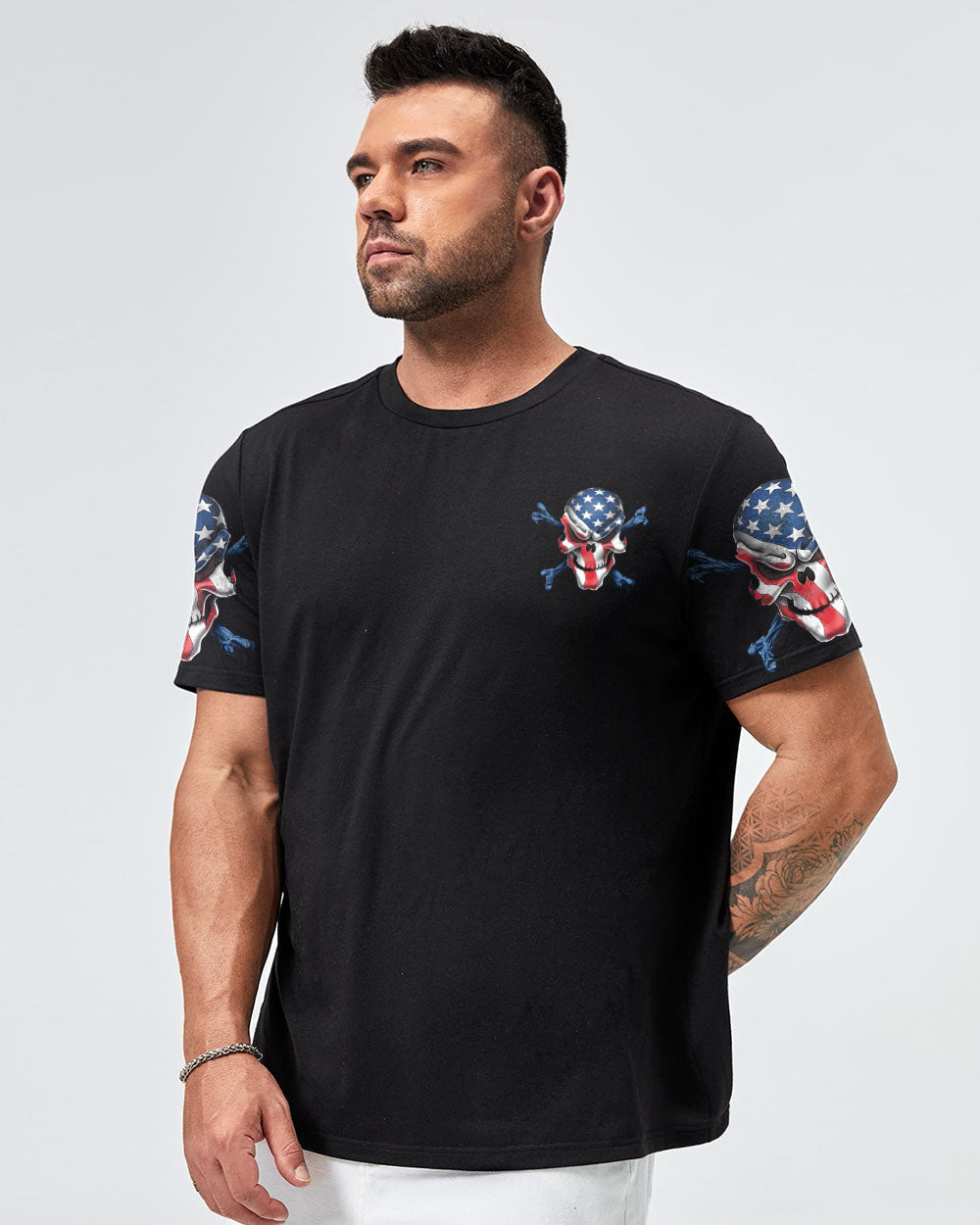 respect-is-earned-skull-mens-patriotic-t-shirt