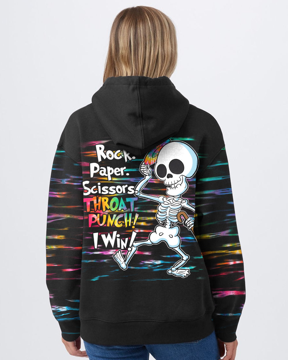 rock-paper-scissors-throat-punch-i-win-womens-skull-hoodie