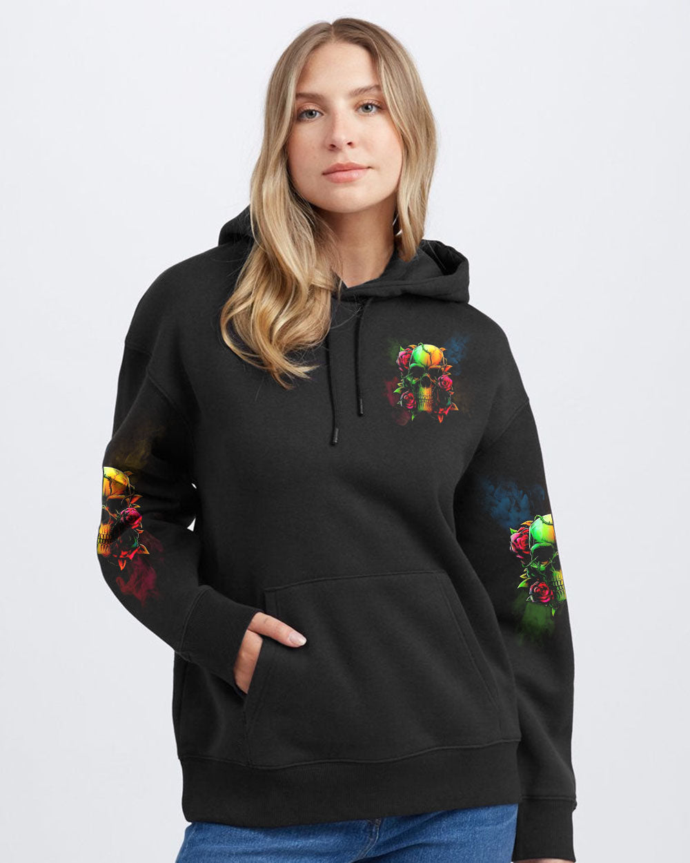 im-not-anti-social-im-just-not-user-friendly-rose-womens-skull-hoodie