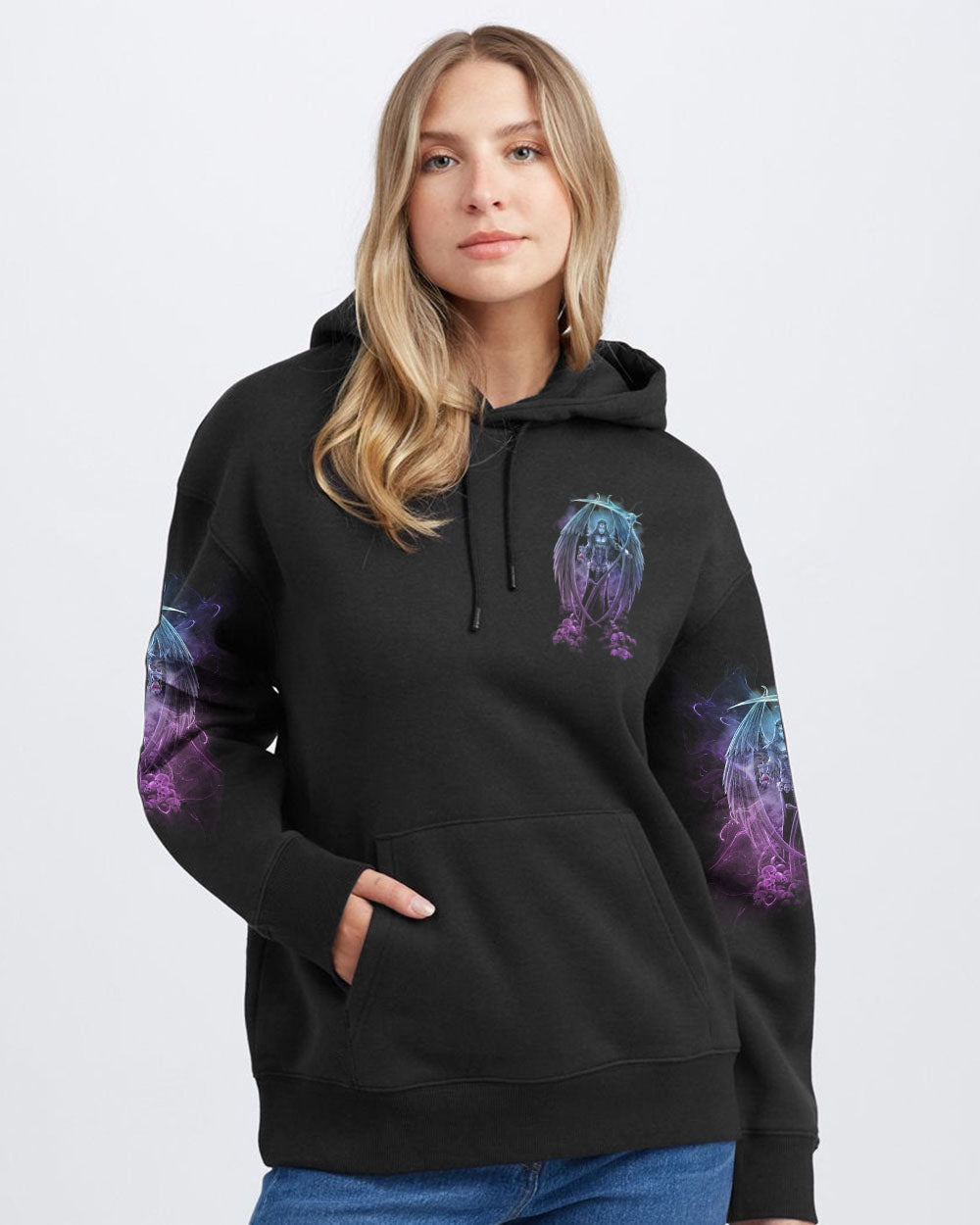 four-out-of-the-five-voices-in-my-head-think-youre-an-idiot-womens-skull-hoodie