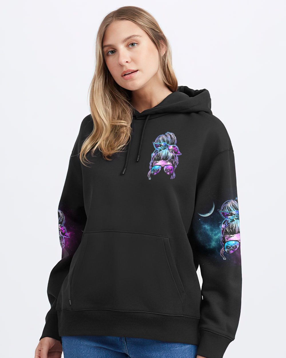 shhh-im-hiding-from-stupid-people-womens-skull-hoodie