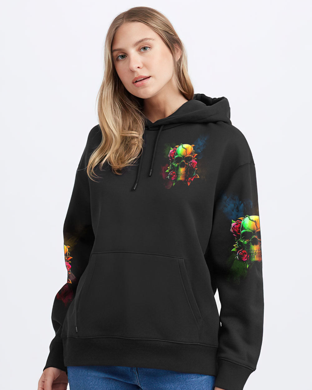 im-not-anti-social-im-just-not-user-friendly-rose-womens-skull-hoodie