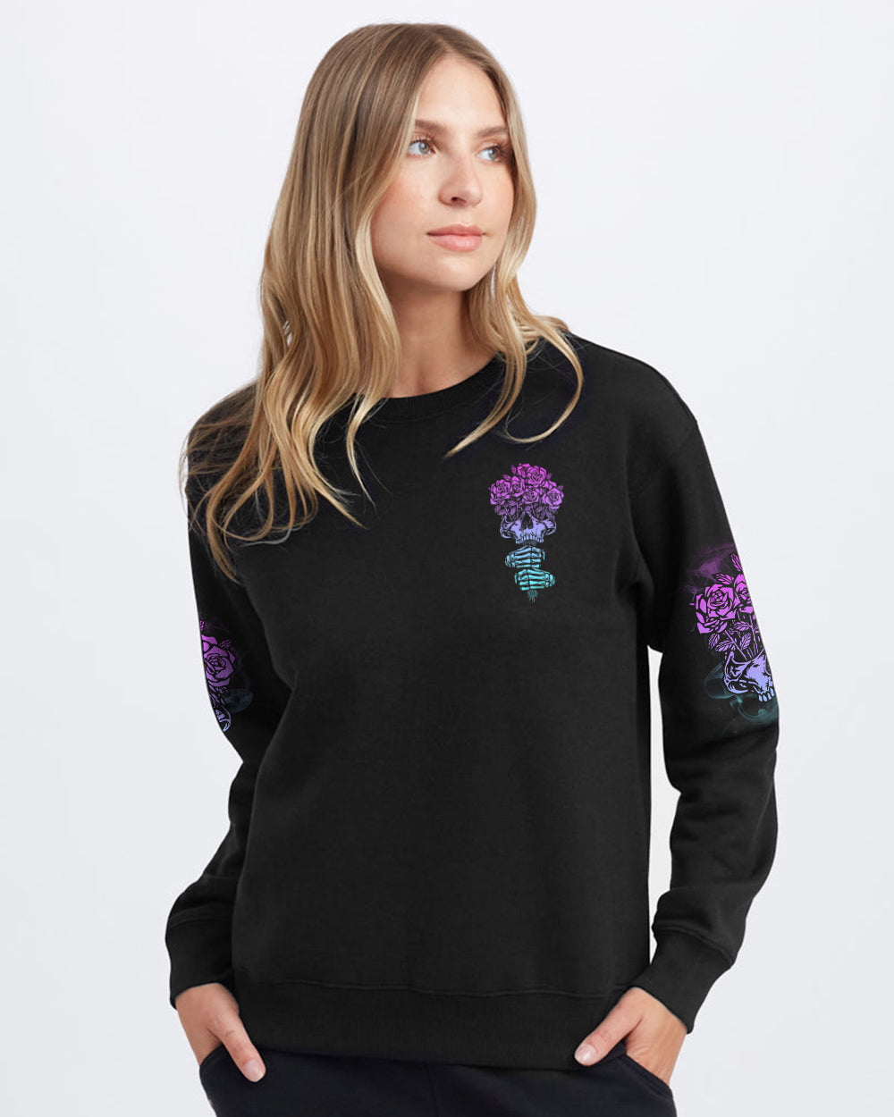 love-me-like-my-demons-do-bunch-of-rose-womens-skull-sweatshirt