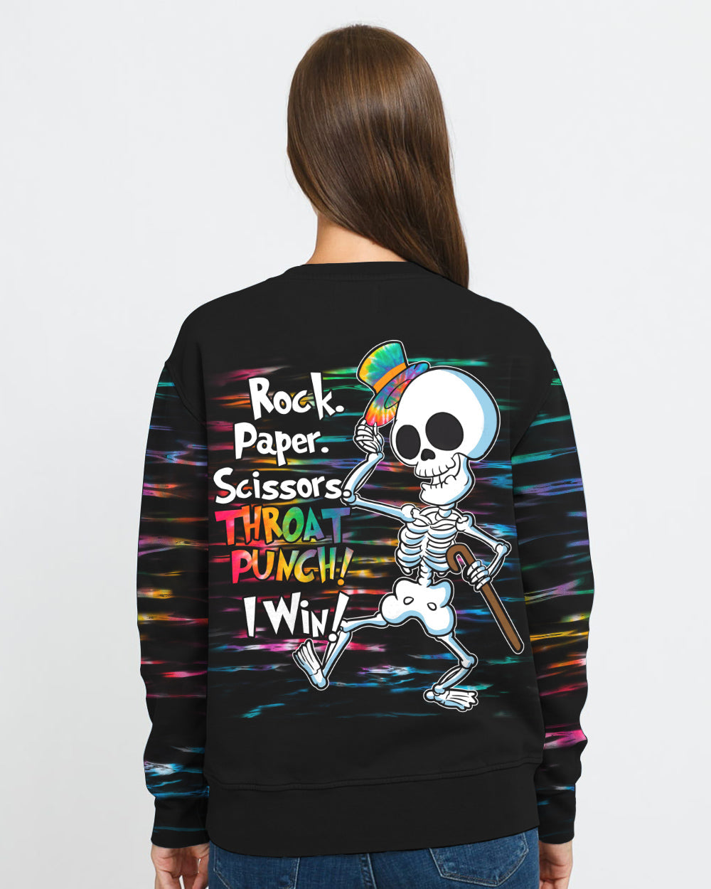 rock-paper-scissors-throat-punch-i-win-womens-skull-sweatshirt