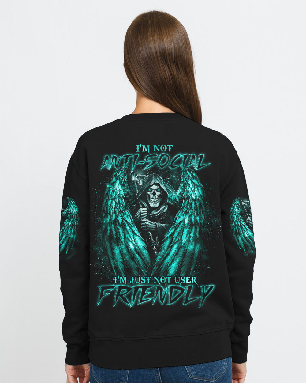 im-not-anti-social-im-just-not-user-friendly-reaper-wings-womens-skull-sweatshirt