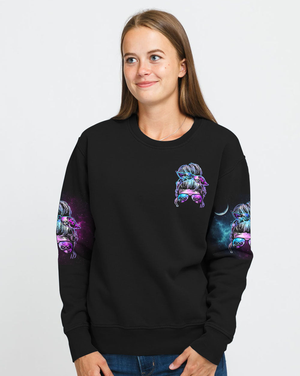 shhh-im-hiding-from-stupid-people-womens-skull-sweatshirt