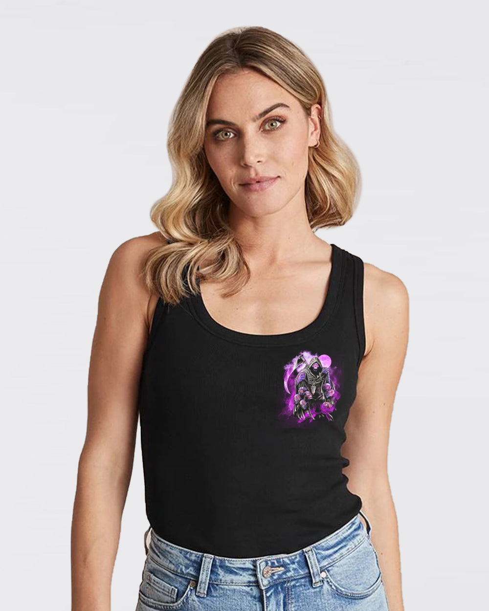 of-course-im-going-to-hell-purple-reaper-womens-skull-tank-top