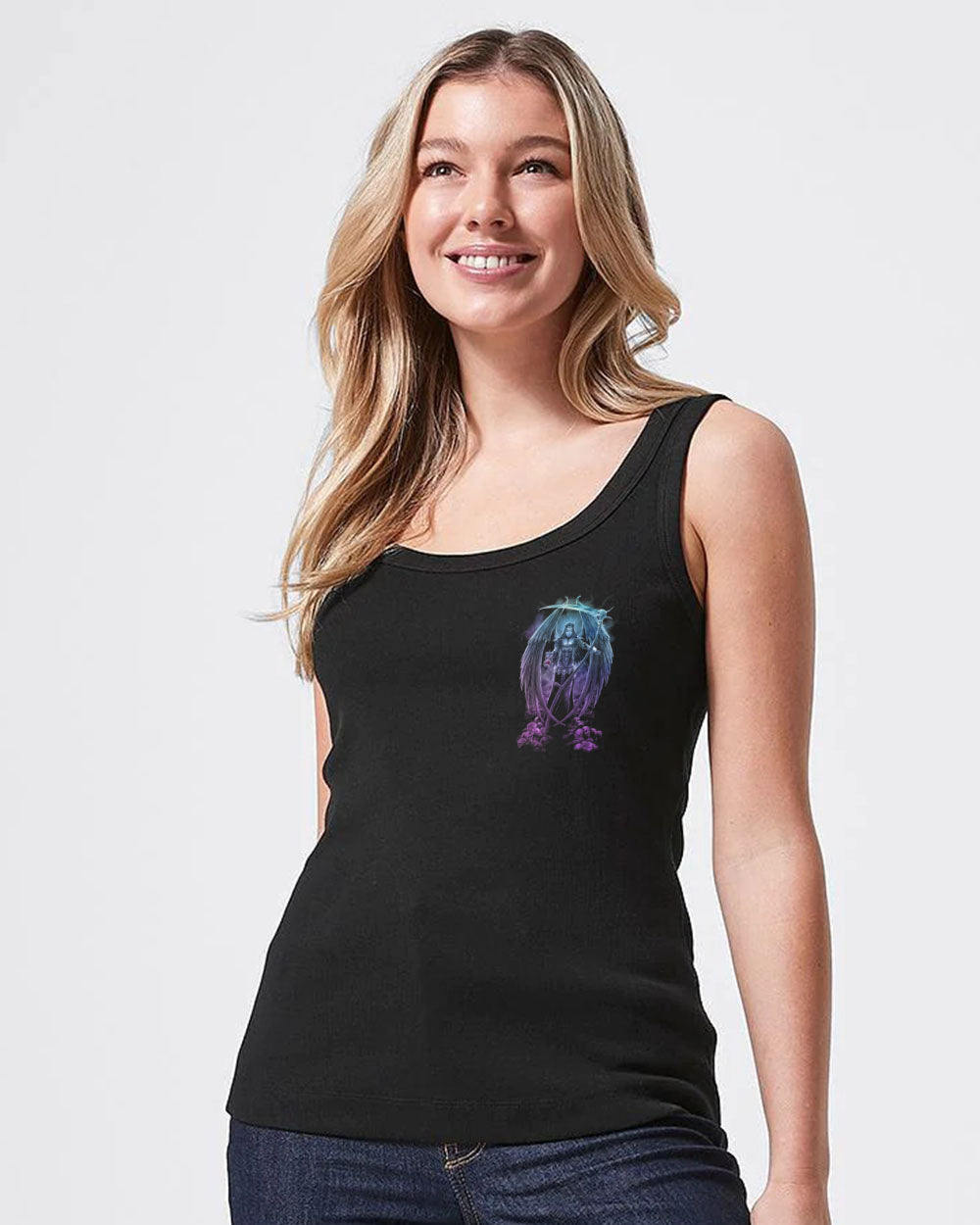 four-out-of-the-five-voices-in-my-head-think-youre-an-idiot-womens-skull-tank-top