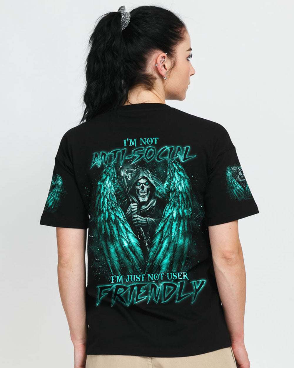 im-not-anti-social-im-just-not-user-friendly-reaper-wings-womens-skull-t-shirt