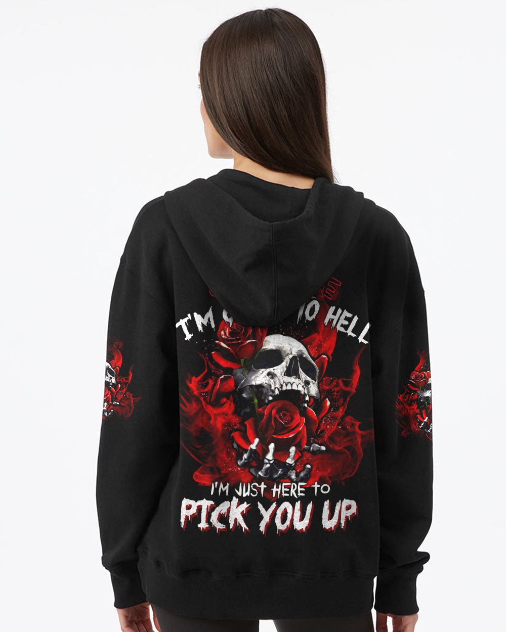 of-course-im-going-to-hell-i-just-here-to-pick-you-up-rose-womens-skull-hoodie