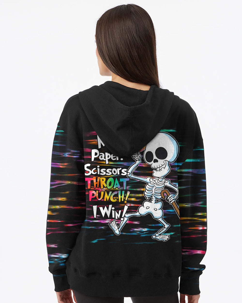 rock-paper-scissors-throat-punch-i-win-womens-skull-hoodie