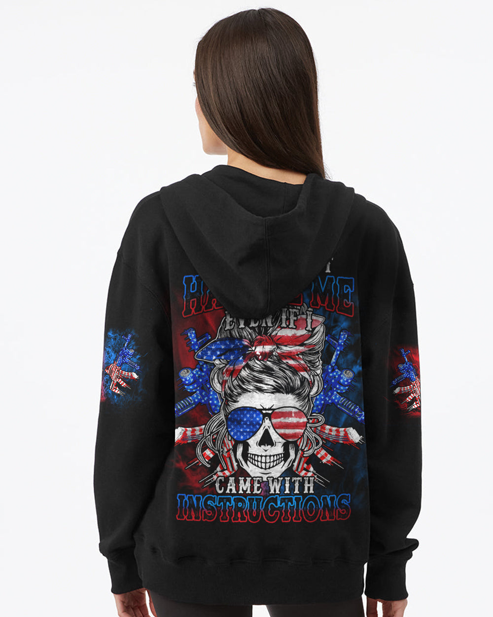 you-couldnt-handle-me-american-skull-womens-patriotic-hoodie