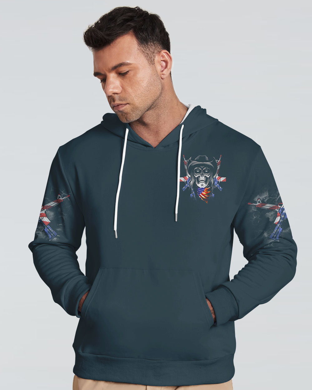 freedom-isnt-given-skull-mens-patriotic-hoodie