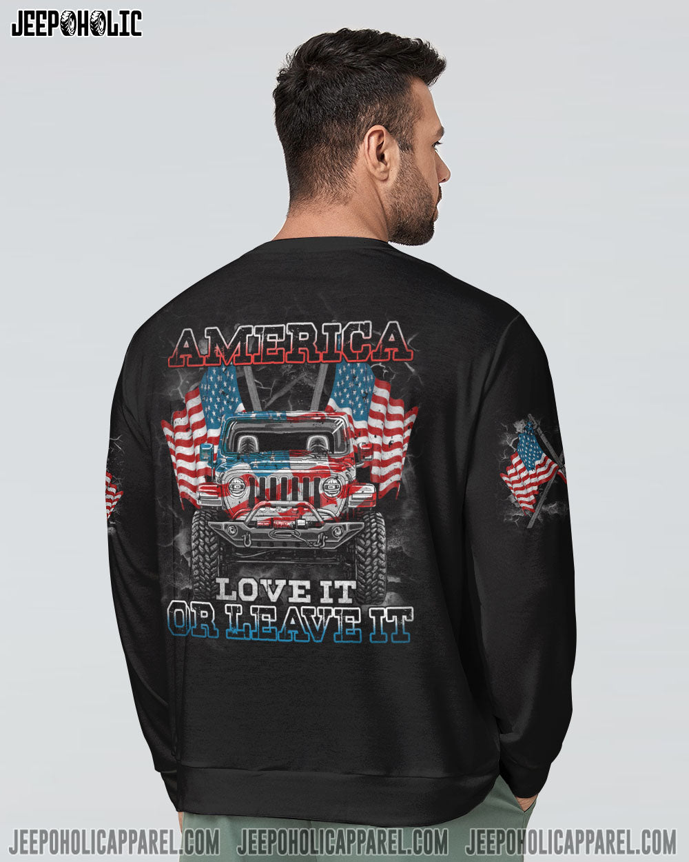 America Love It Or Leave It Jeep All Over Print