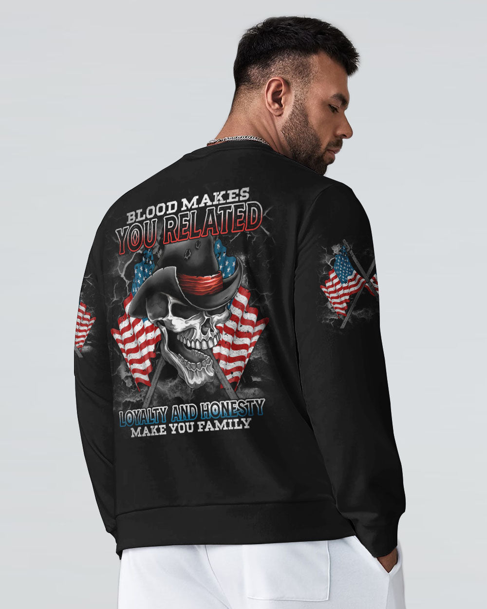 blood-makes-you-related-skull-mens-patriotic-sweatshirt