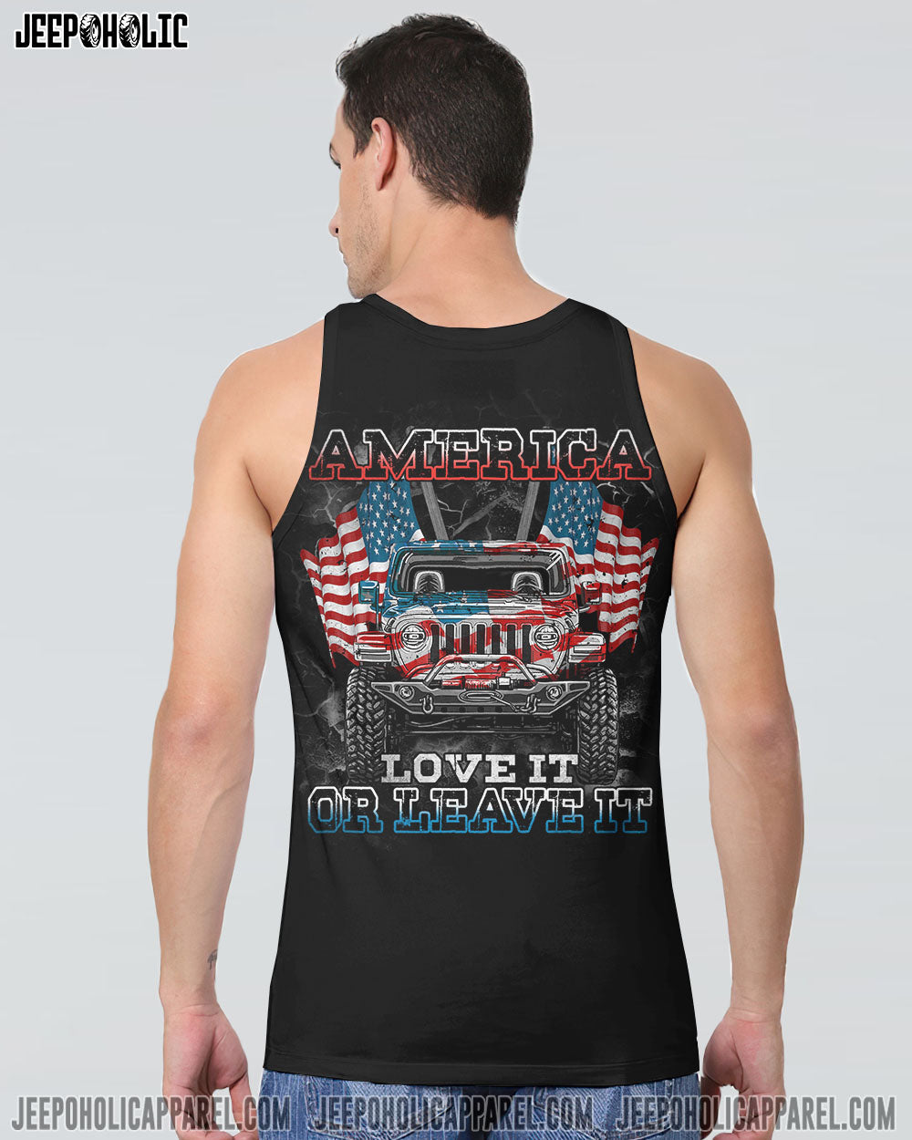 America Love It Or Leave It Jeep All Over Print