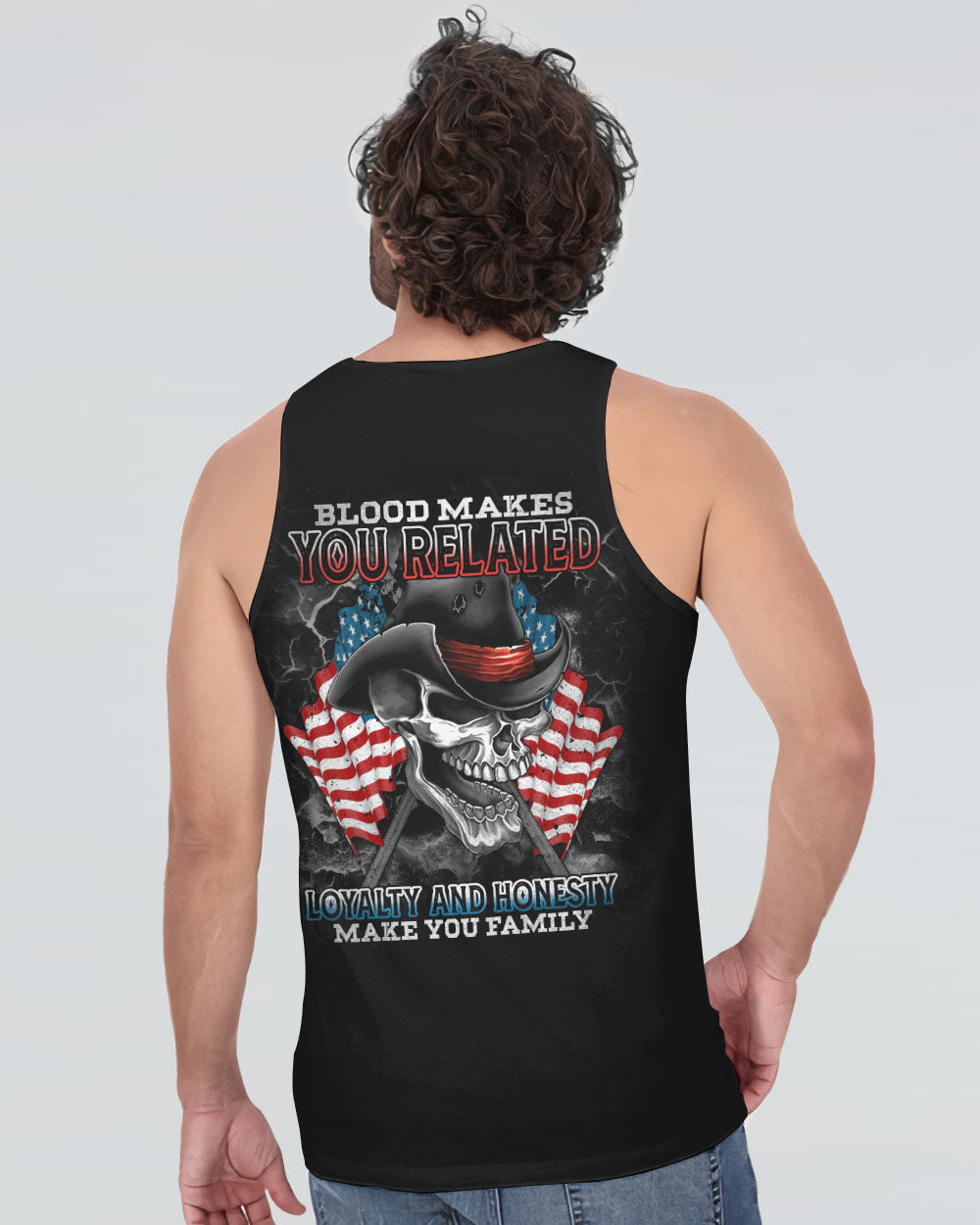 blood-makes-you-related-skull-mens-patriotic-tank-top