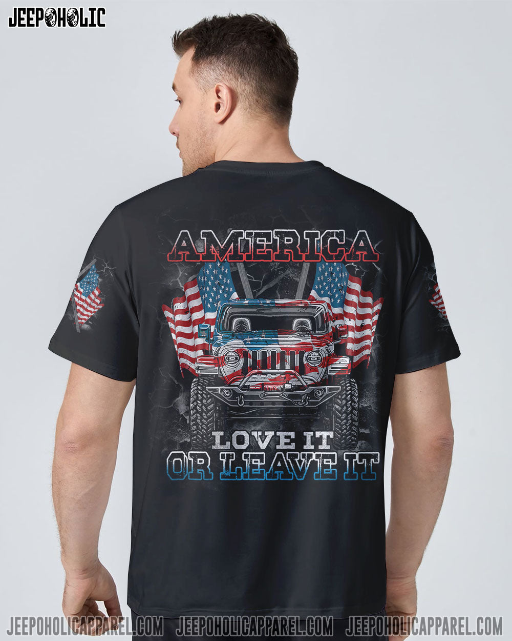 America Love It Or Leave It Jeep All Over Print