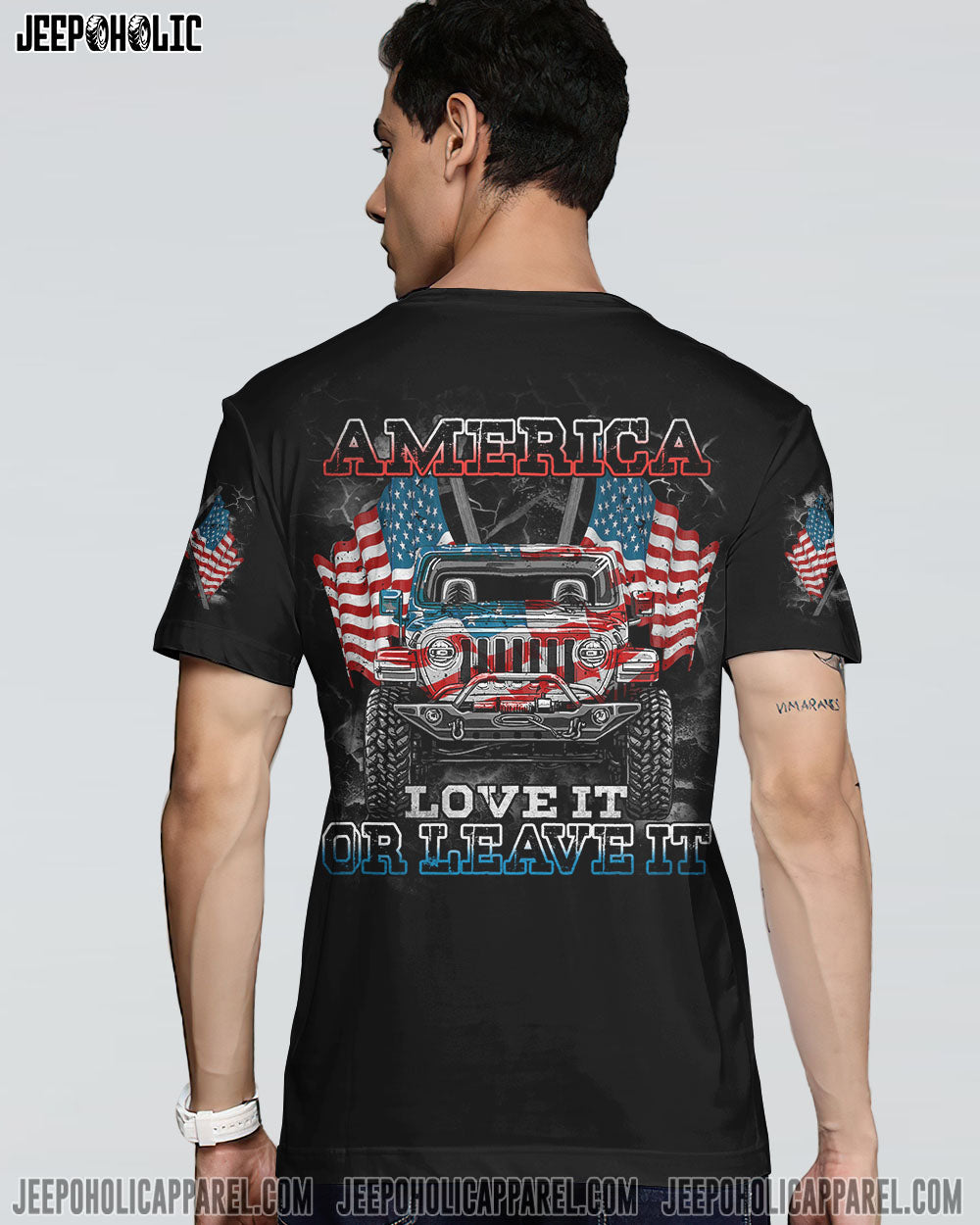 America Love It Or Leave It Jeep All Over Print