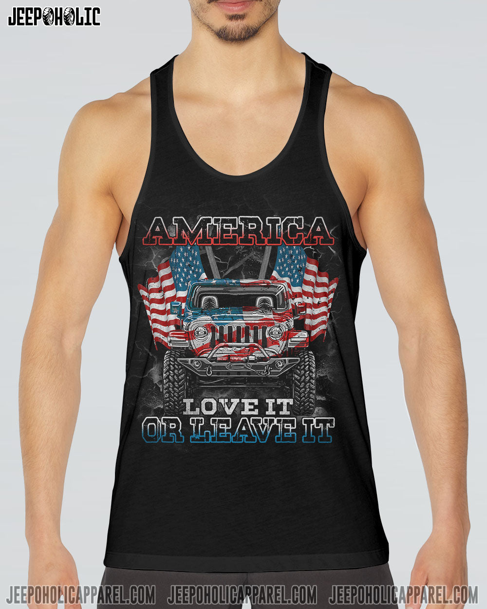 America Love It Or Leave It Jeep All Over Print