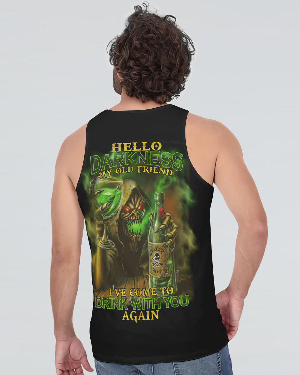 hello-darkness-my-old-friend-green-smoke-mens-skull-tank-top