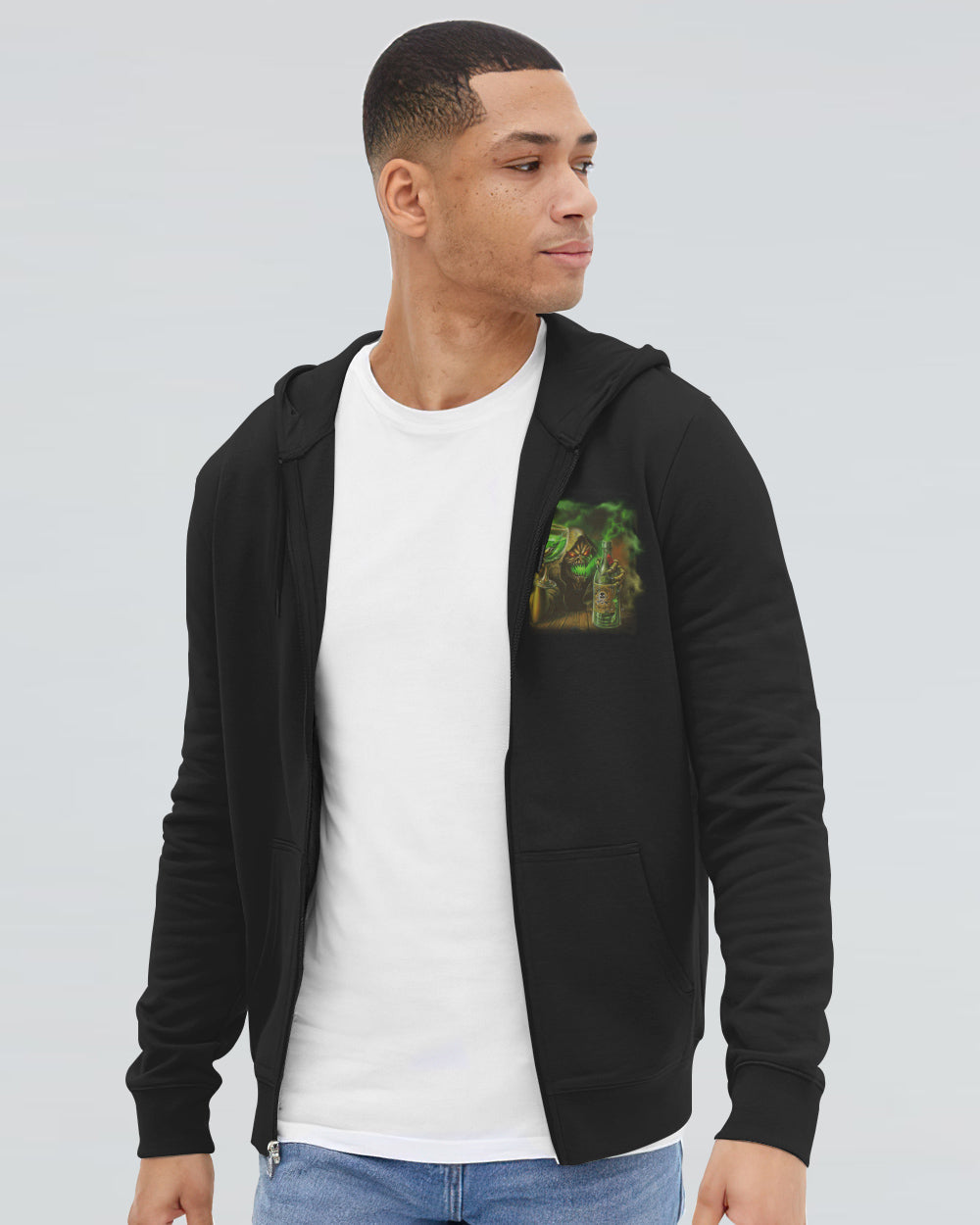 hello-darkness-my-old-friend-green-smoke-mens-skull-hoodie