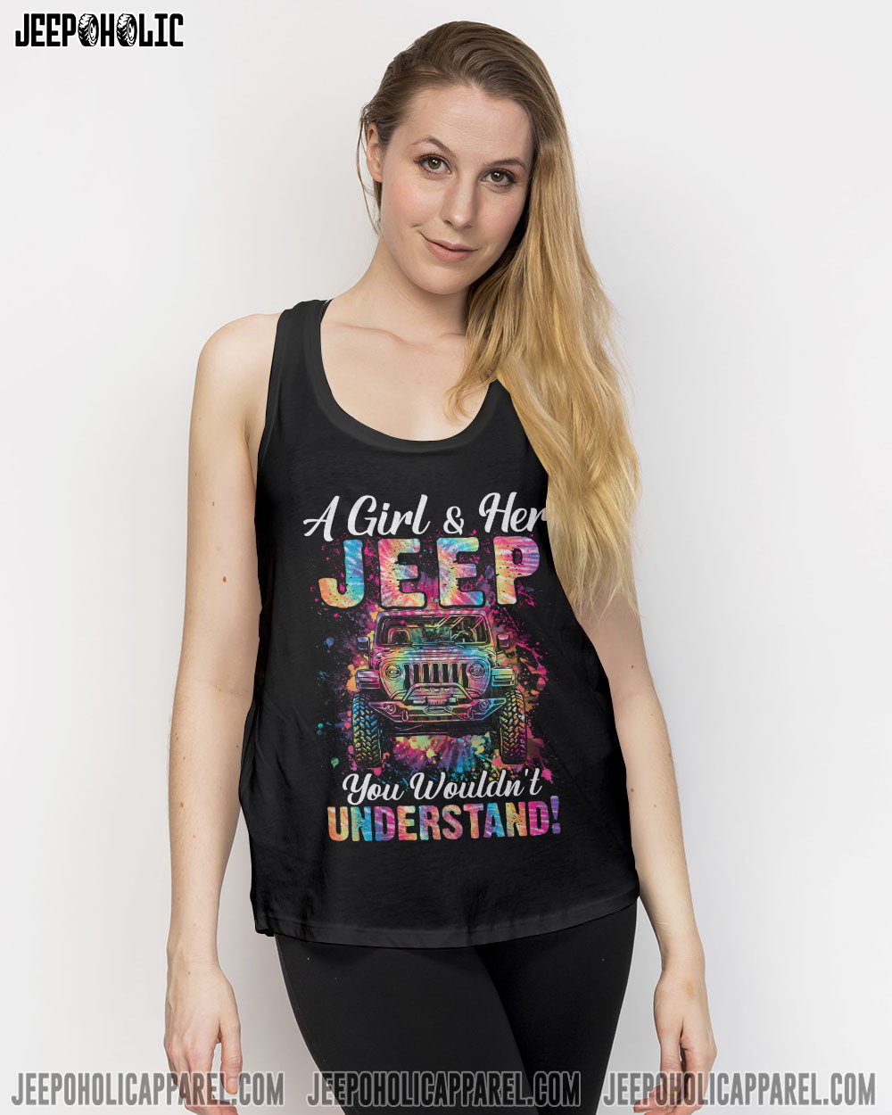 A Girl And Her Jeep You Wouldn't Understand All Over Print