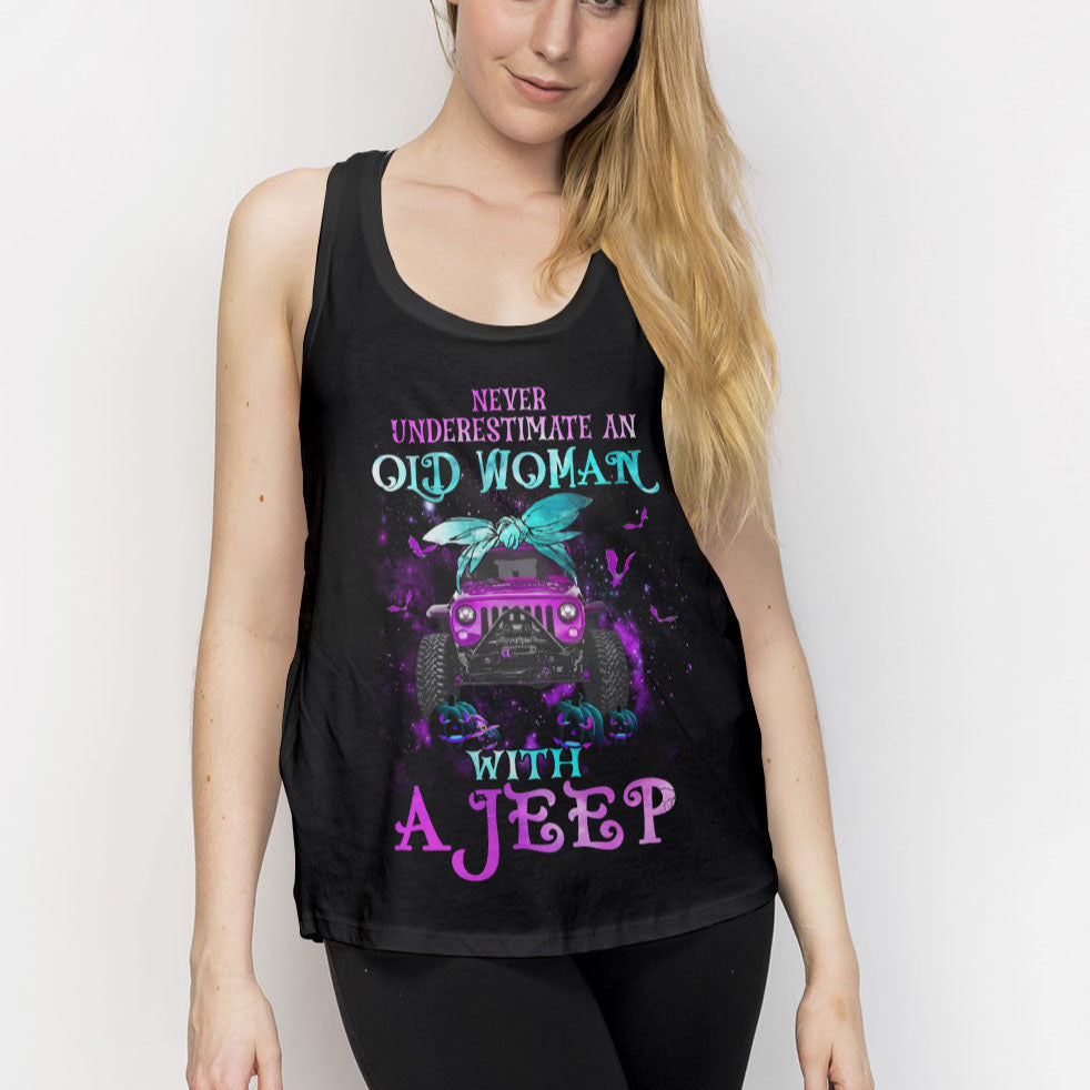 Never Underestimate An Old Woman With A Jeep All Over Print