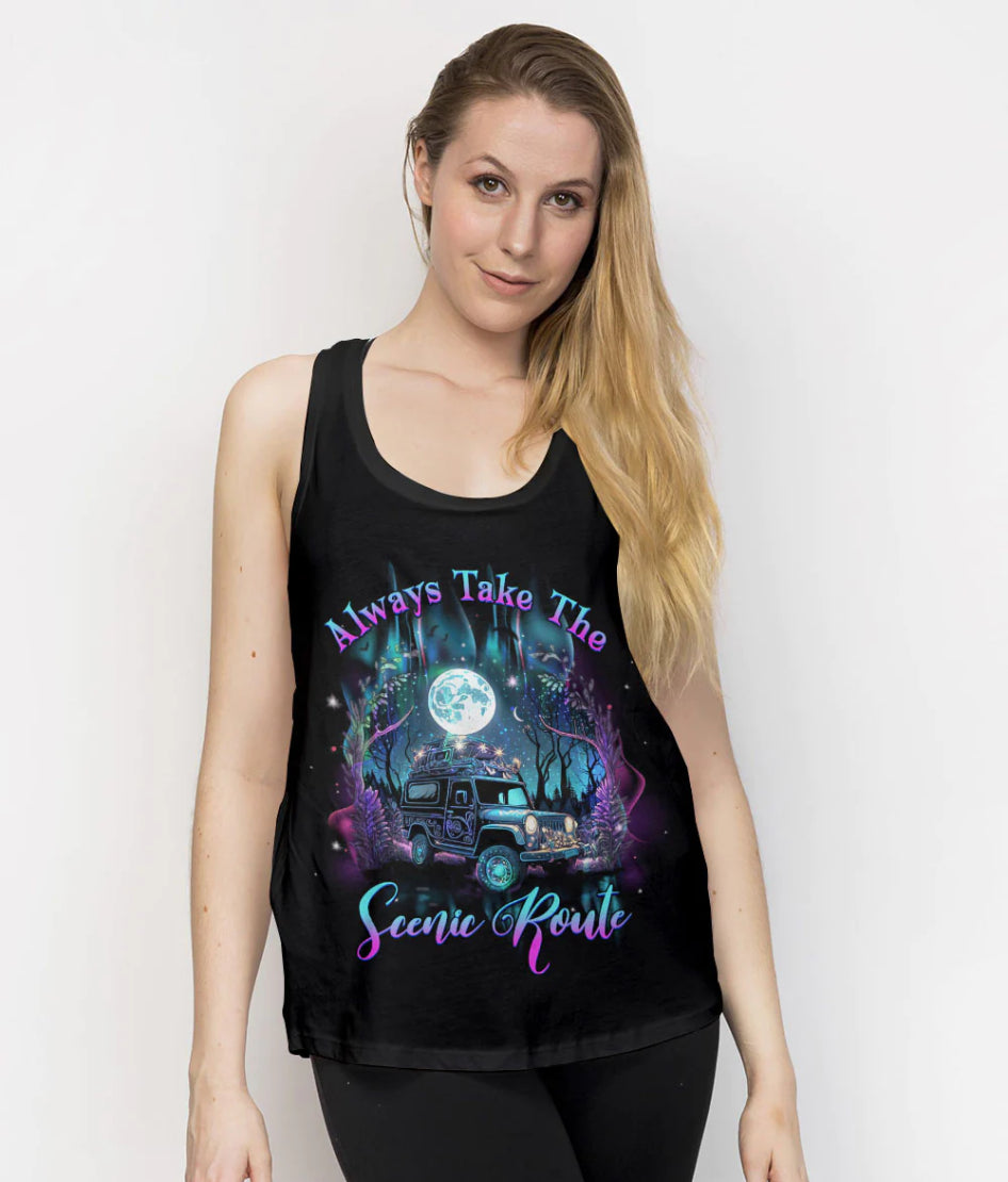 always-take-the-scenic-route-tank-top