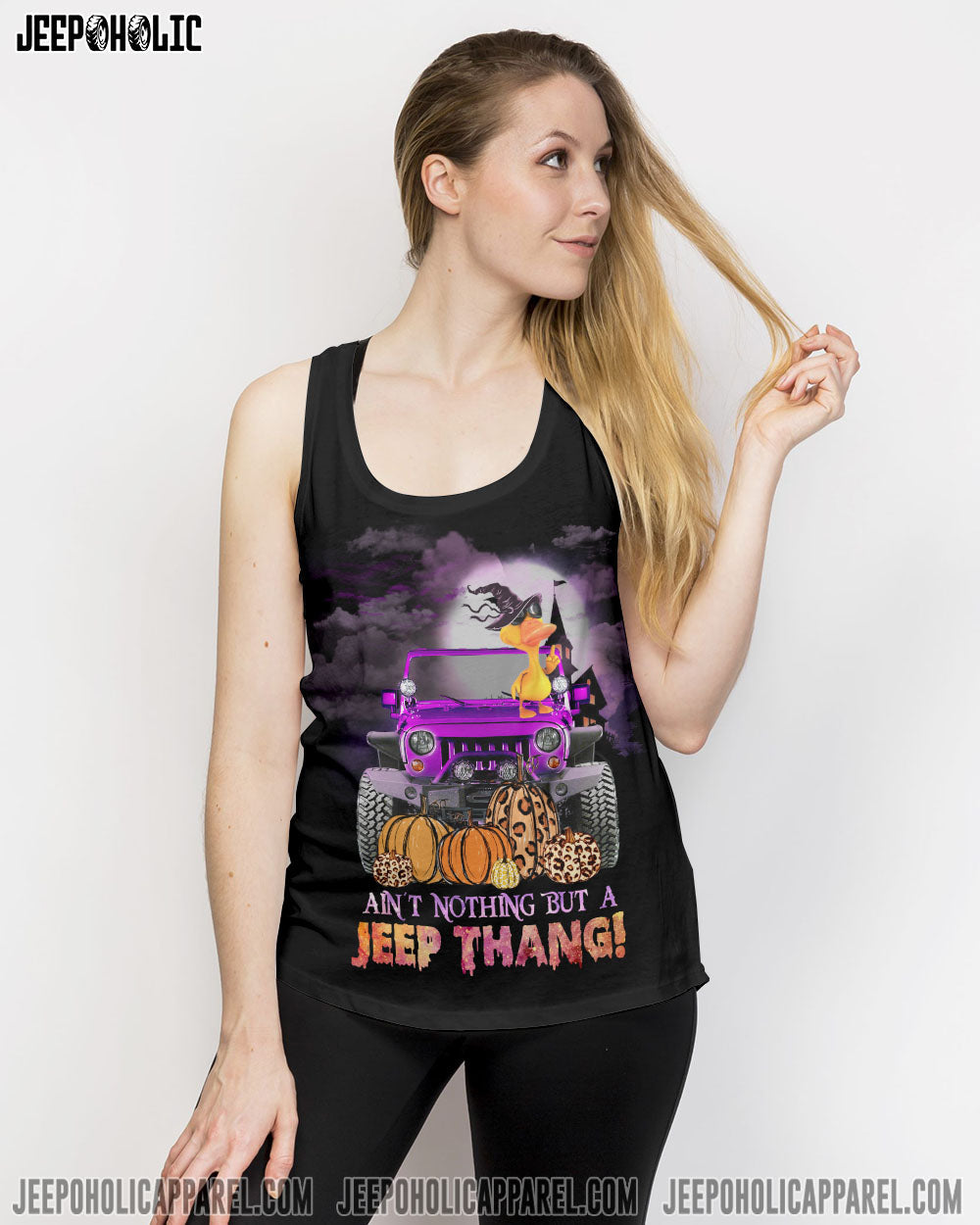 Ain't Nothing But A Jeep Thang Duck Halloween All Over Print