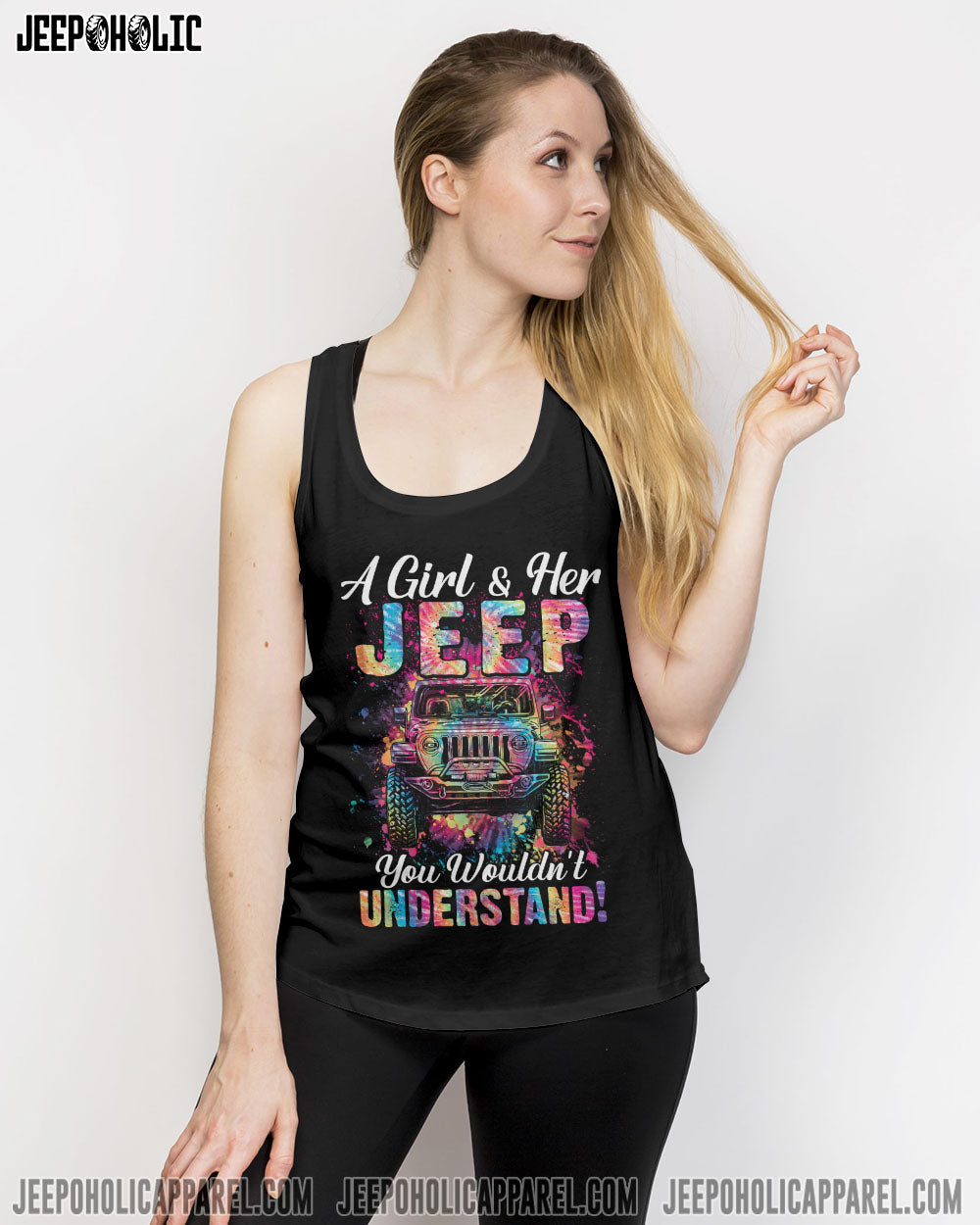 A Girl And Her Jeep You Wouldn't Understand All Over Print