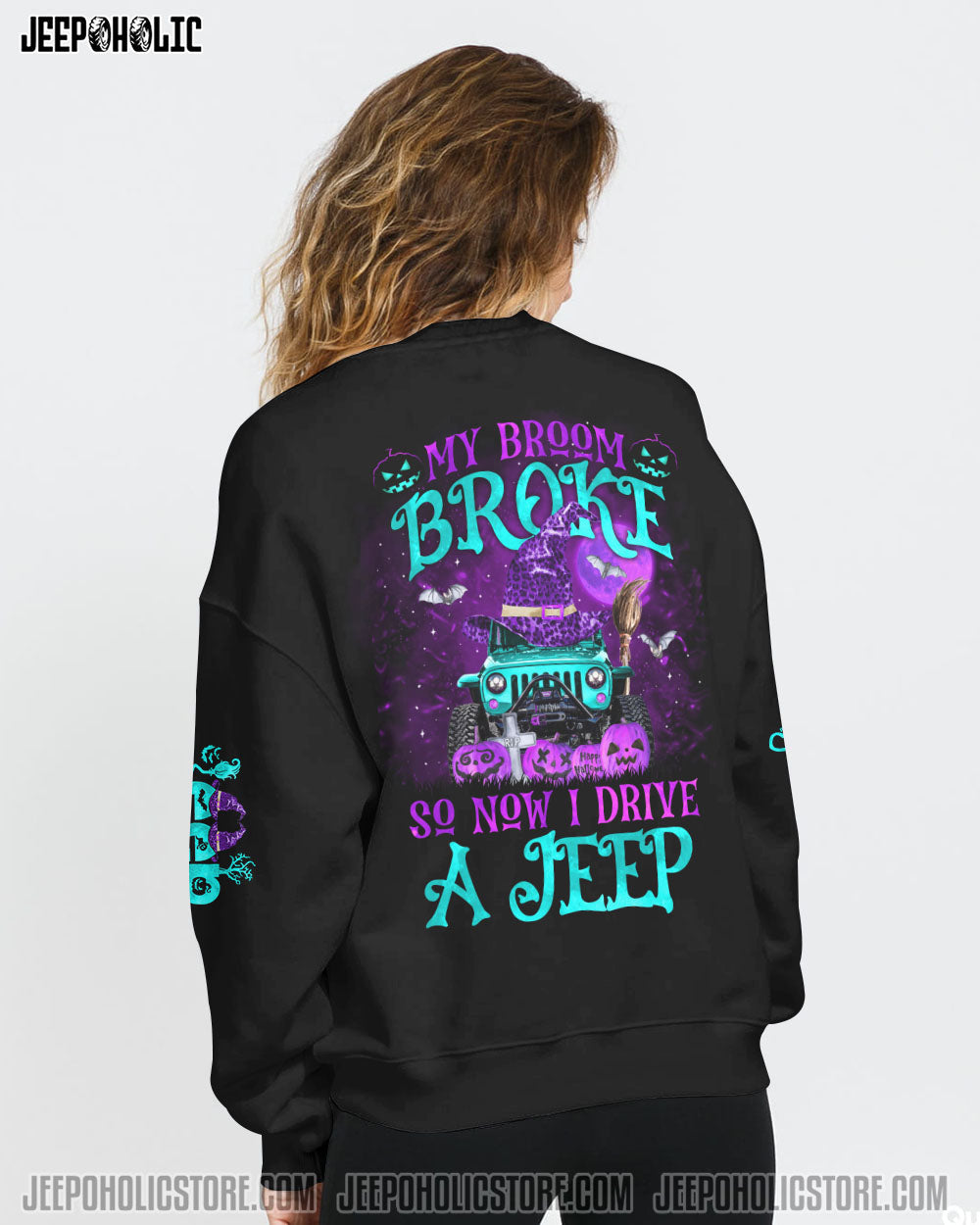 My Broom Broke Purple Jeep All Over Print