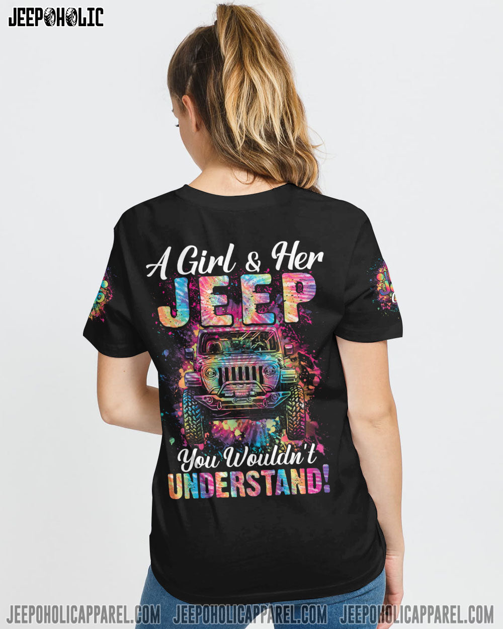 A Girl And Her Jeep You Wouldn't Understand All Over Print