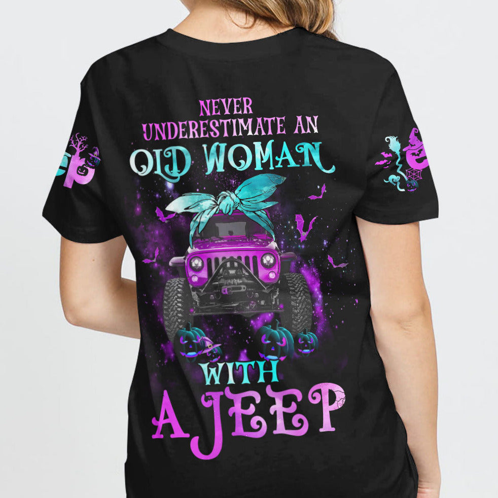 Never Underestimate An Old Woman With A Jeep All Over Print