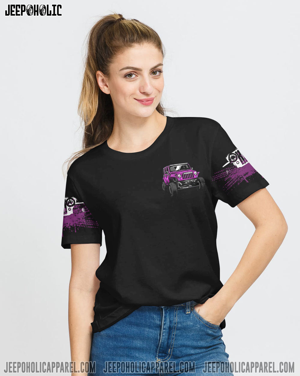 Always Take The Scenic Route Jeep Girl All Over Print