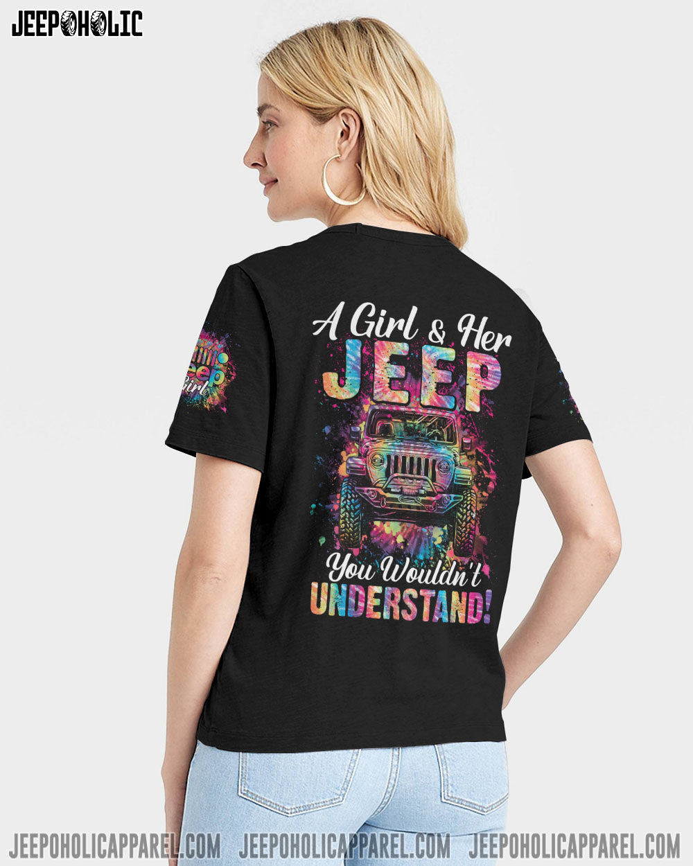 A Girl And Her Jeep You Wouldn't Understand All Over Print