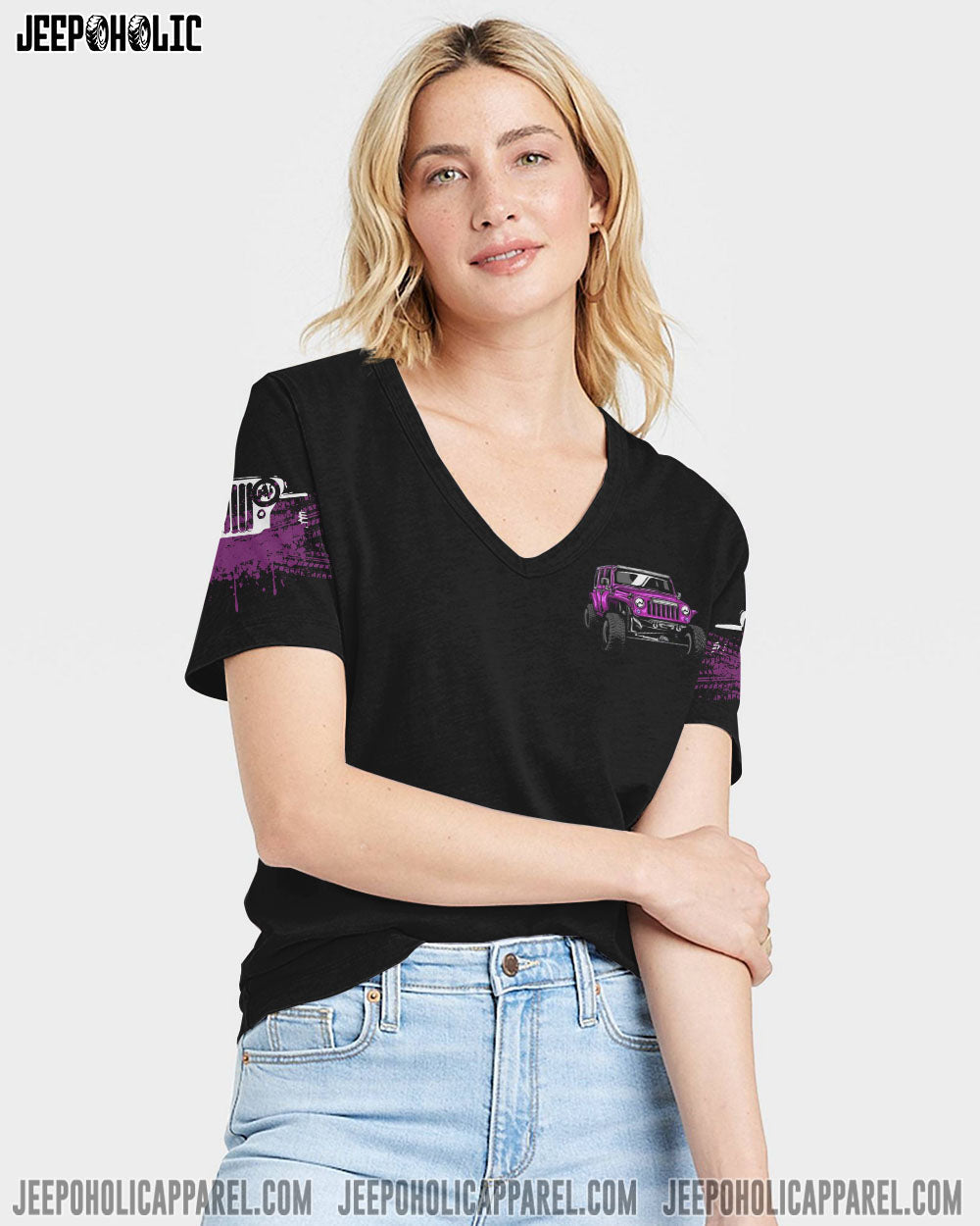 Always Take The Scenic Route Jeep Girl All Over Print