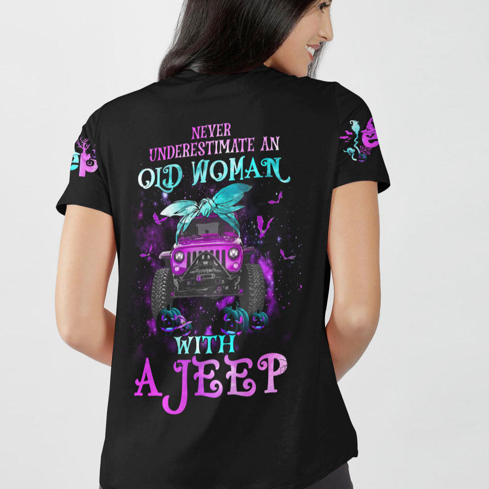 Never Underestimate An Old Woman With A Jeep All Over Print