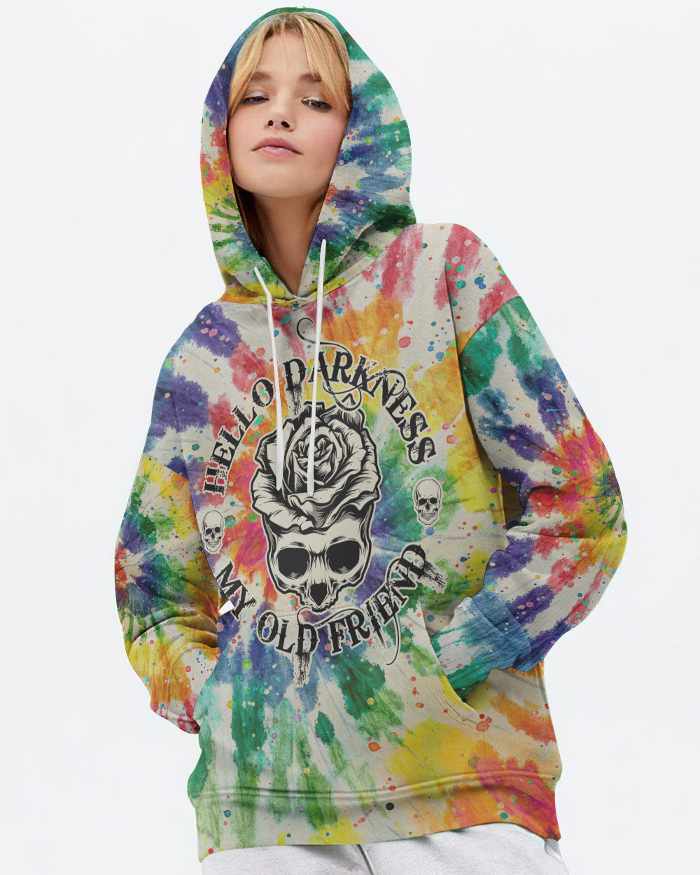 hello-darkness-my-old-friend-rose-womens-skull-hoodie